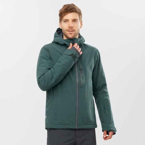 Chaquetas De Esquí Salomon Untracked Insulated Hombre Verdes | MX TVFD321